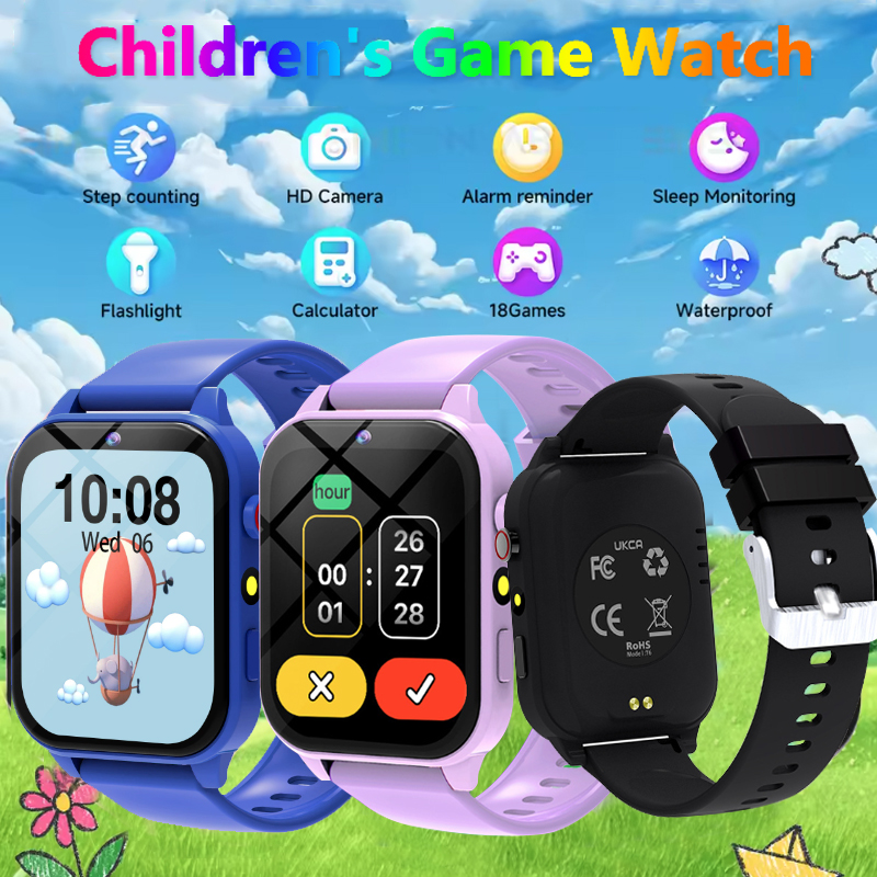 Smartwatch Watches Boys - Kids Game Smart Watch Flashlight Waterproof