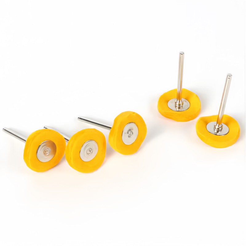 Watch Polishing Cloth - 26Pcs 3mm Yellow Polishing Cloth Wheel,