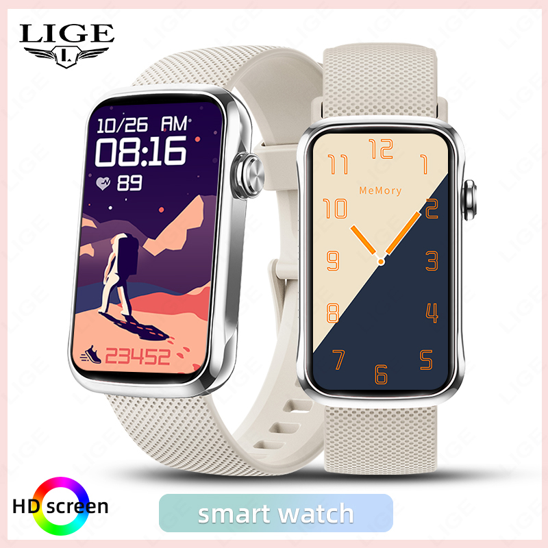 Smartwatch Slim Watches For Men - New Pedometer Slim Fitness Tracker IP68