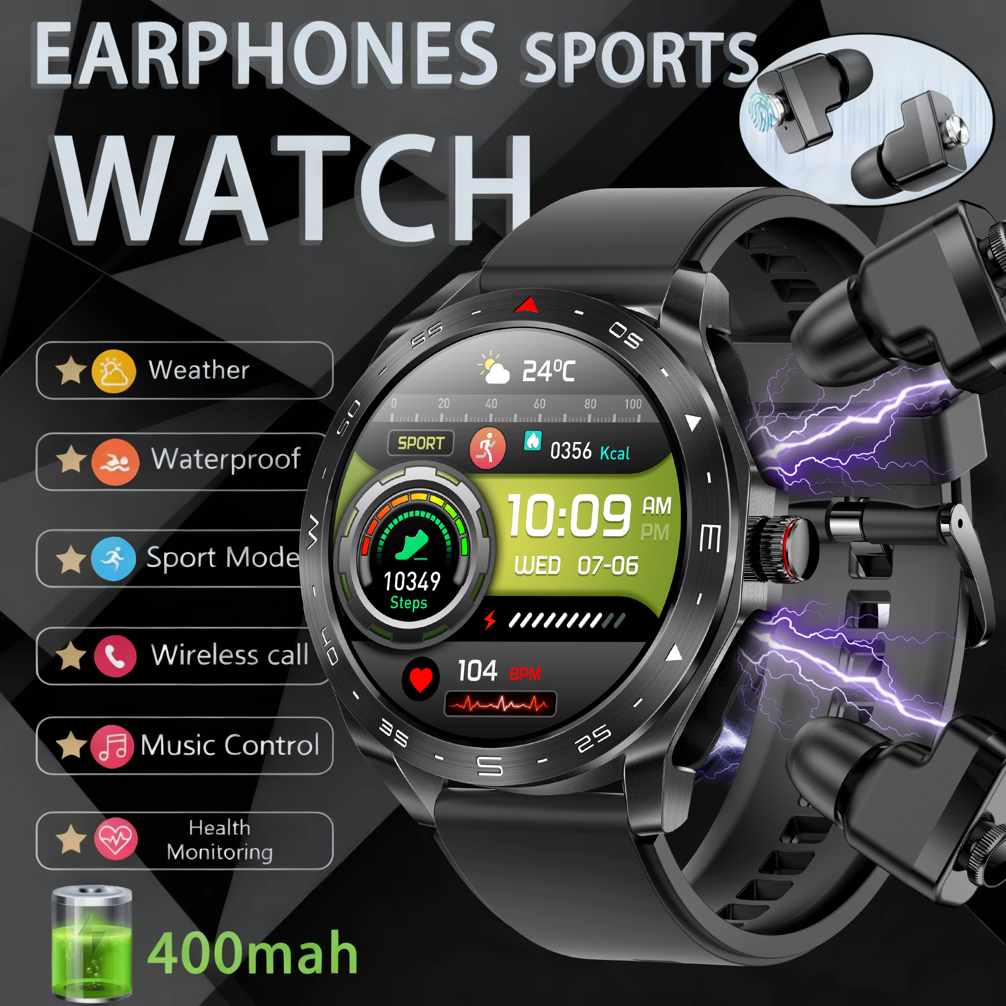 Smartwatch Noise Watches For Men - Business Smart Watch 2 in 1
