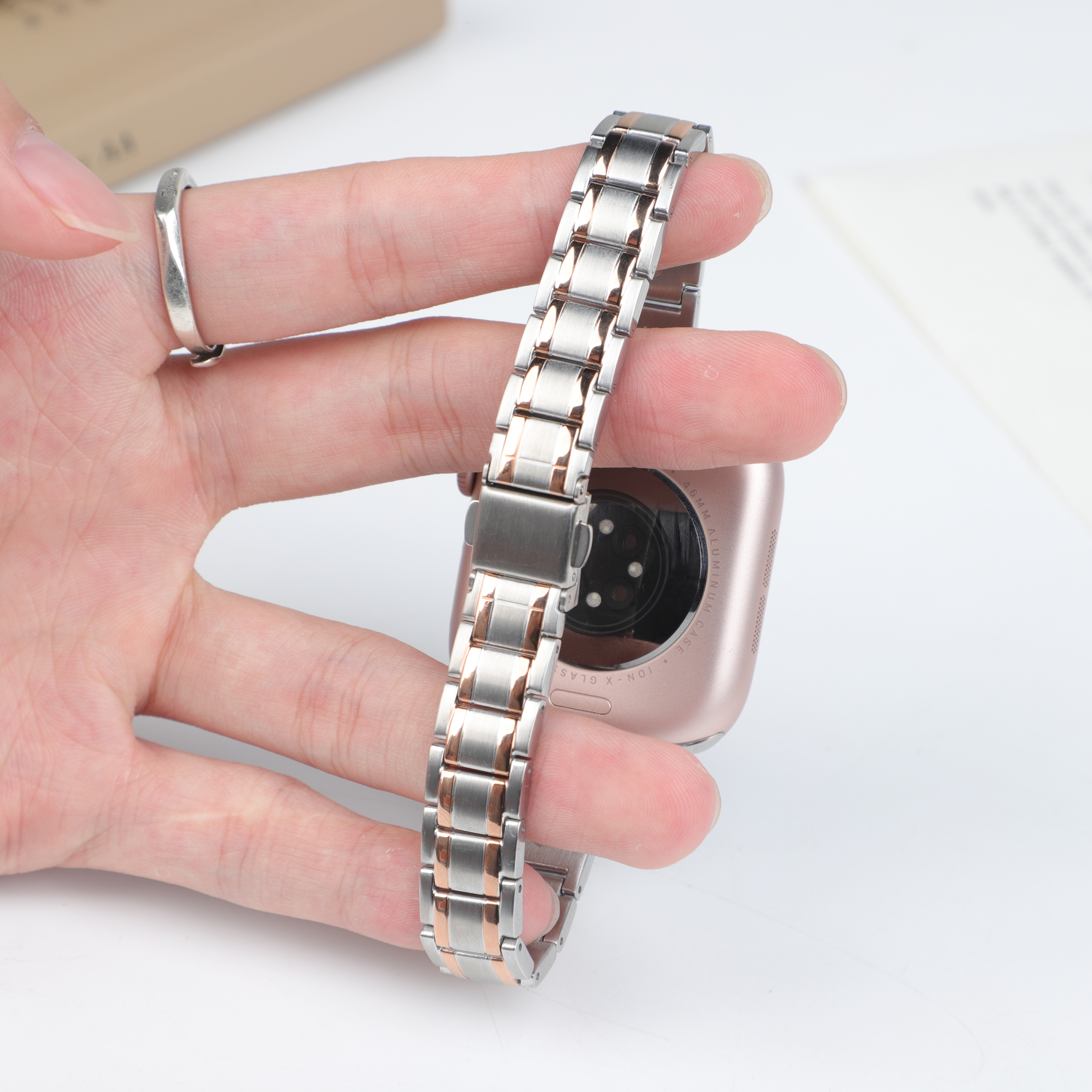 Smartwatch Slim Watches For Men - Slim Stainless Steel for Apple Watch