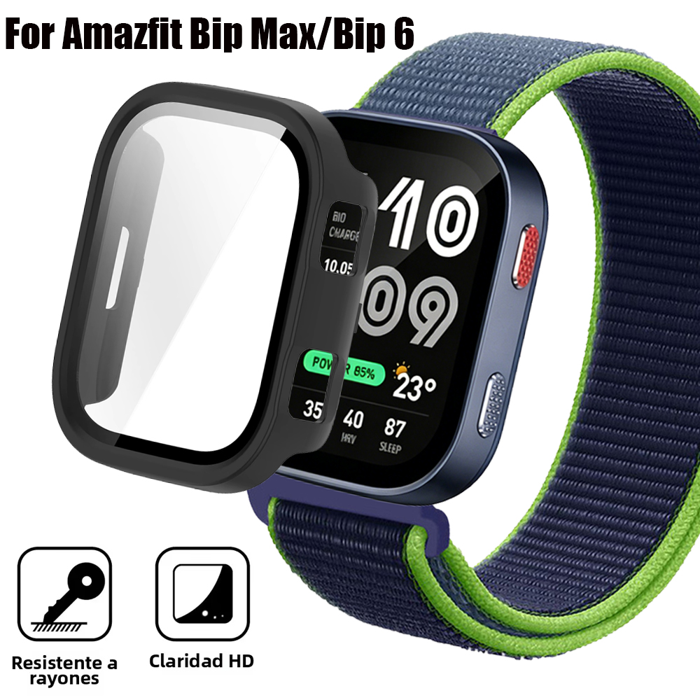 Smartwatch Watches Amazfit - PC Case+Tempered Glass For Amazfit Bip