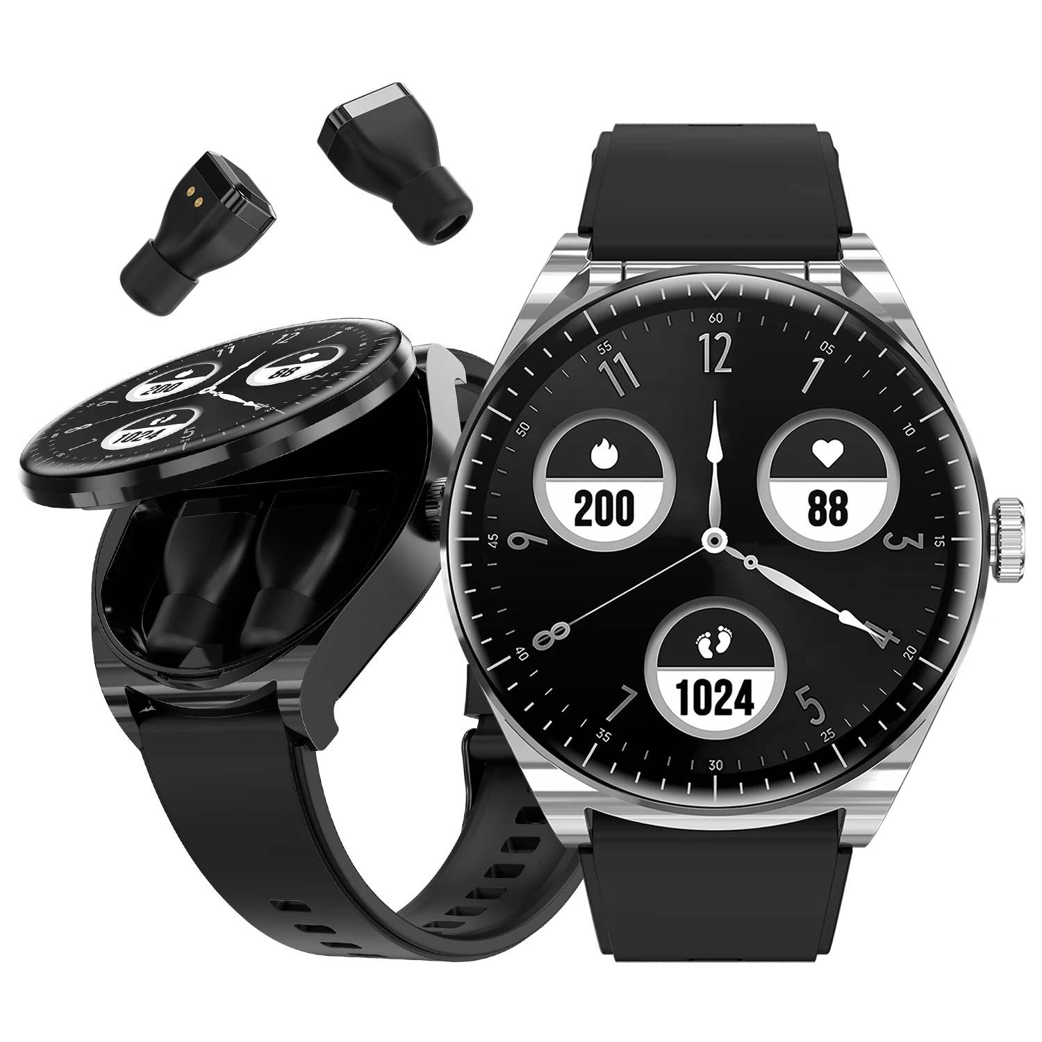 Smartwatch Noise Watches For Men - New 2-in-1 TWS Headphone Smart Watch