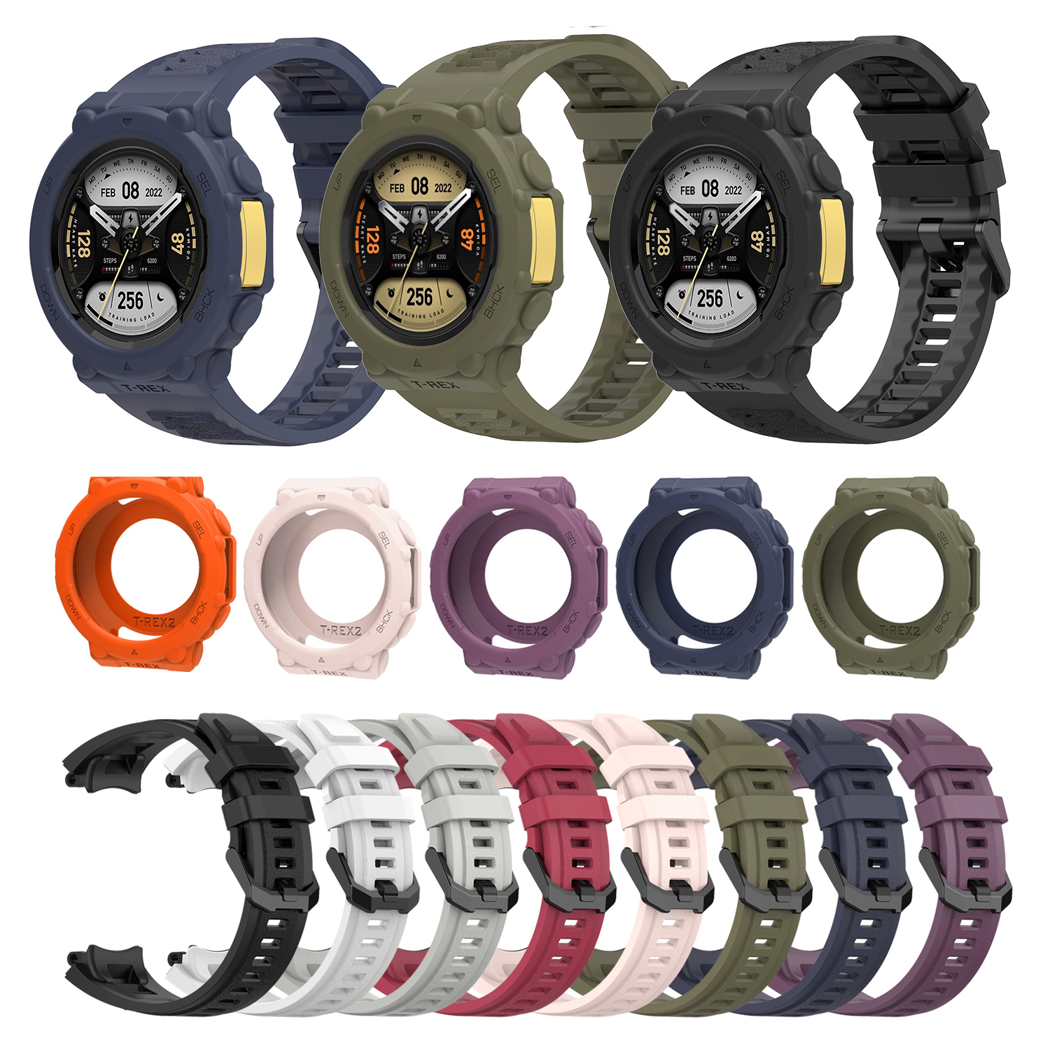 Silicone Strap&Case For Huami  – Smartwatch Watches Amazfit Bewertung und Preis