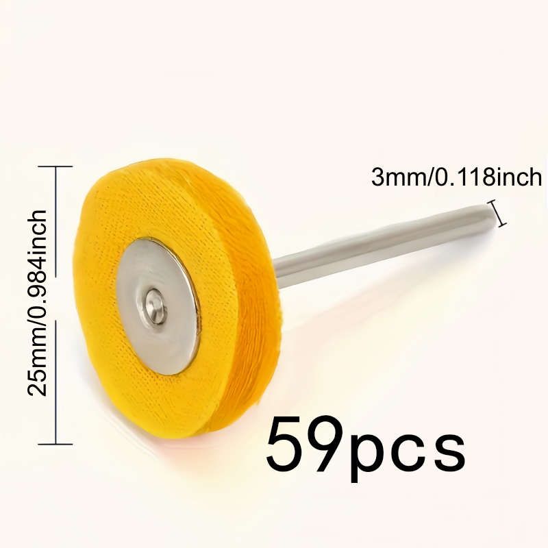 59Pcs 3mm Yellow Polishing Clo – Watch Polishing Cloth Bewertung und Preis