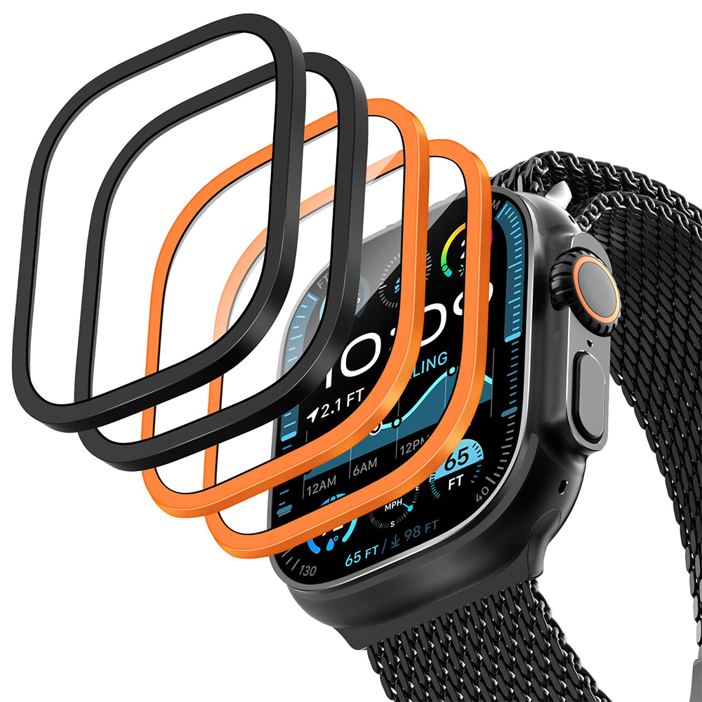 2PCS Titanium Metal Frame for  – Smartwatch Apple Watches For Women Bewertung und Preis