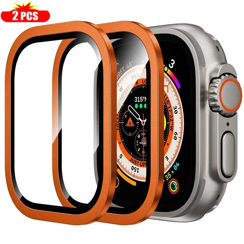 2PCS Titanium Metal Frame for  – Smartwatch Apple Watches For Women Bewertung und Preis