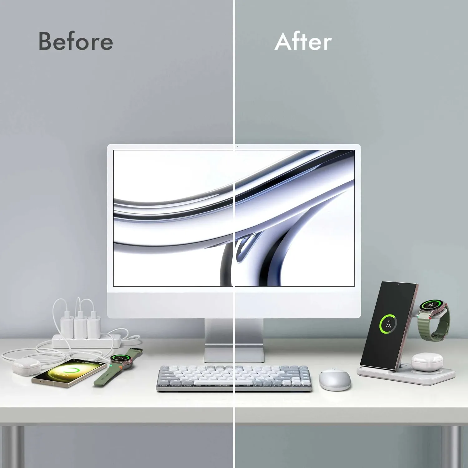 Desktop 3-in-1 Wireless Charge – Watch 7 Smartwatch Iphone Bewertung und Preis