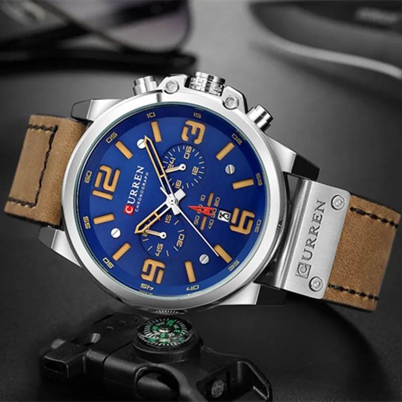 CURREN 8314 Men's Business Lea – Solar Powered Watch Bewertung und Preis
