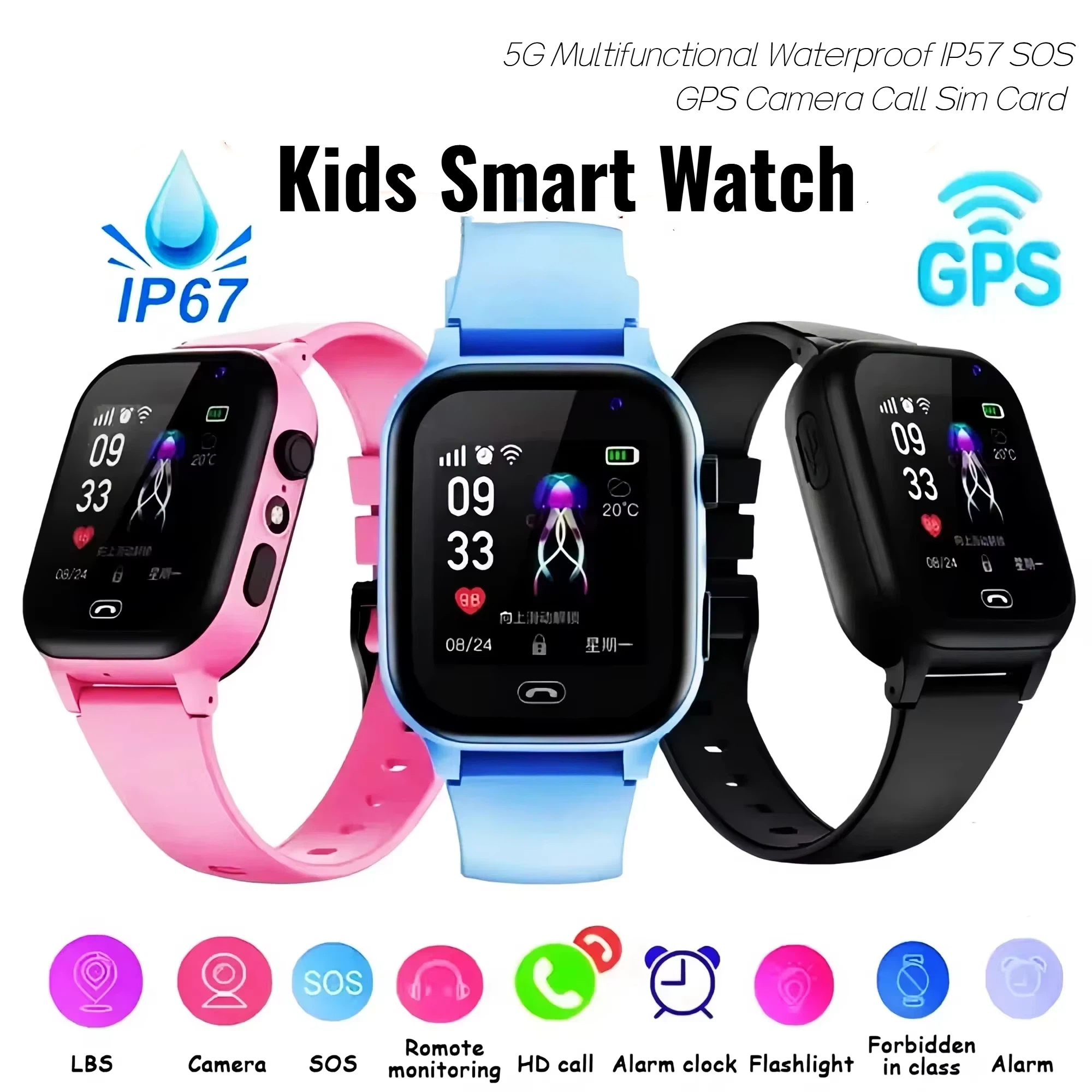 Lenovo Kids Smart Watch 5G GPS – Smartwatch Watches Boys Bewertung und Preis
