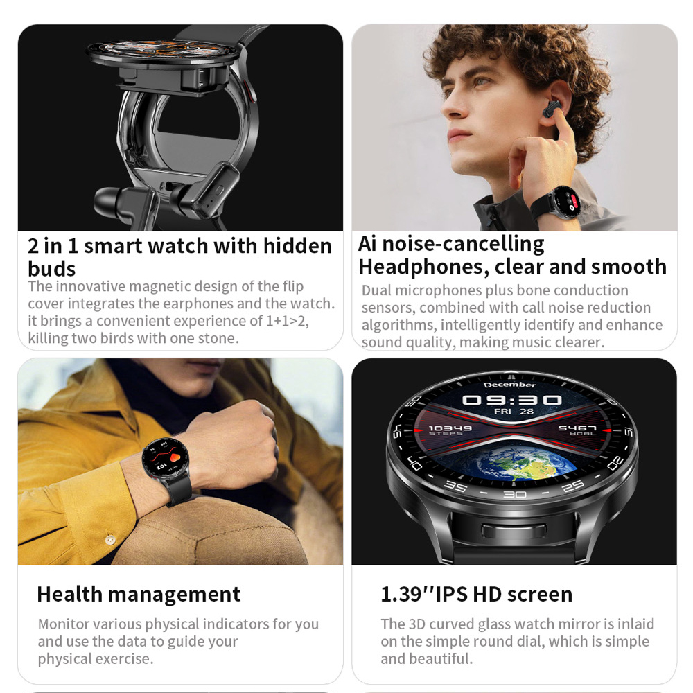 2 In 1 TWS Headset Smart Watch – Smartwatch Noise Watches For Men Bewertung und Preis