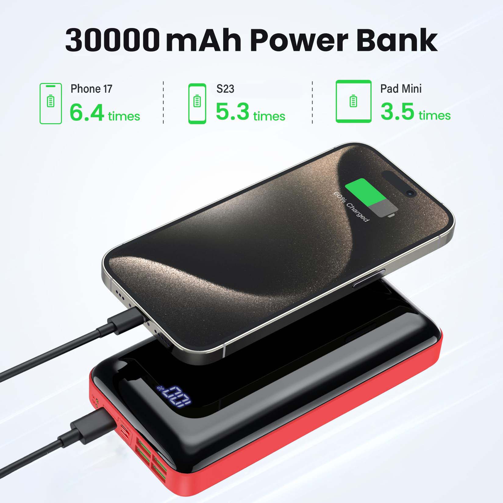 Portable Charger 30000mah Powe – Smartwatch Phone Watches Bewertung und Preis