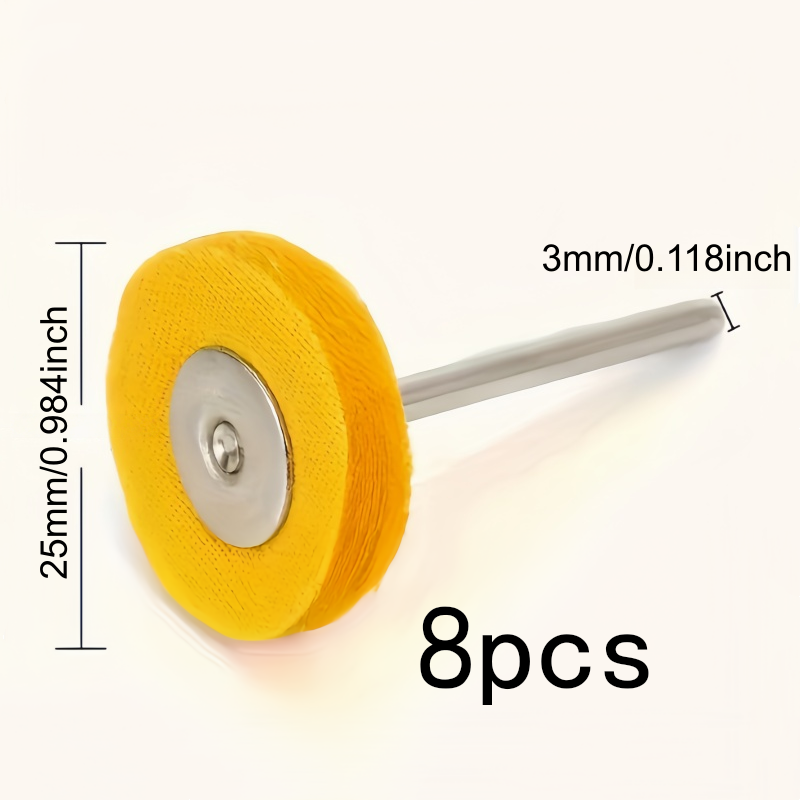 8Pcs 3mm Yellow Polishing Clot – Watch Polishing Cloth Bewertung und Preis