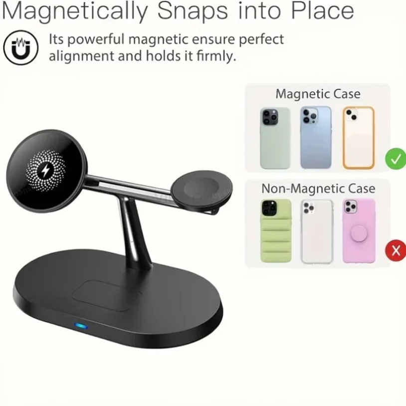 3-IN-1 Magnetic Wireless Charg – Watch 7 Smartwatch Iphone Bewertung und Preis