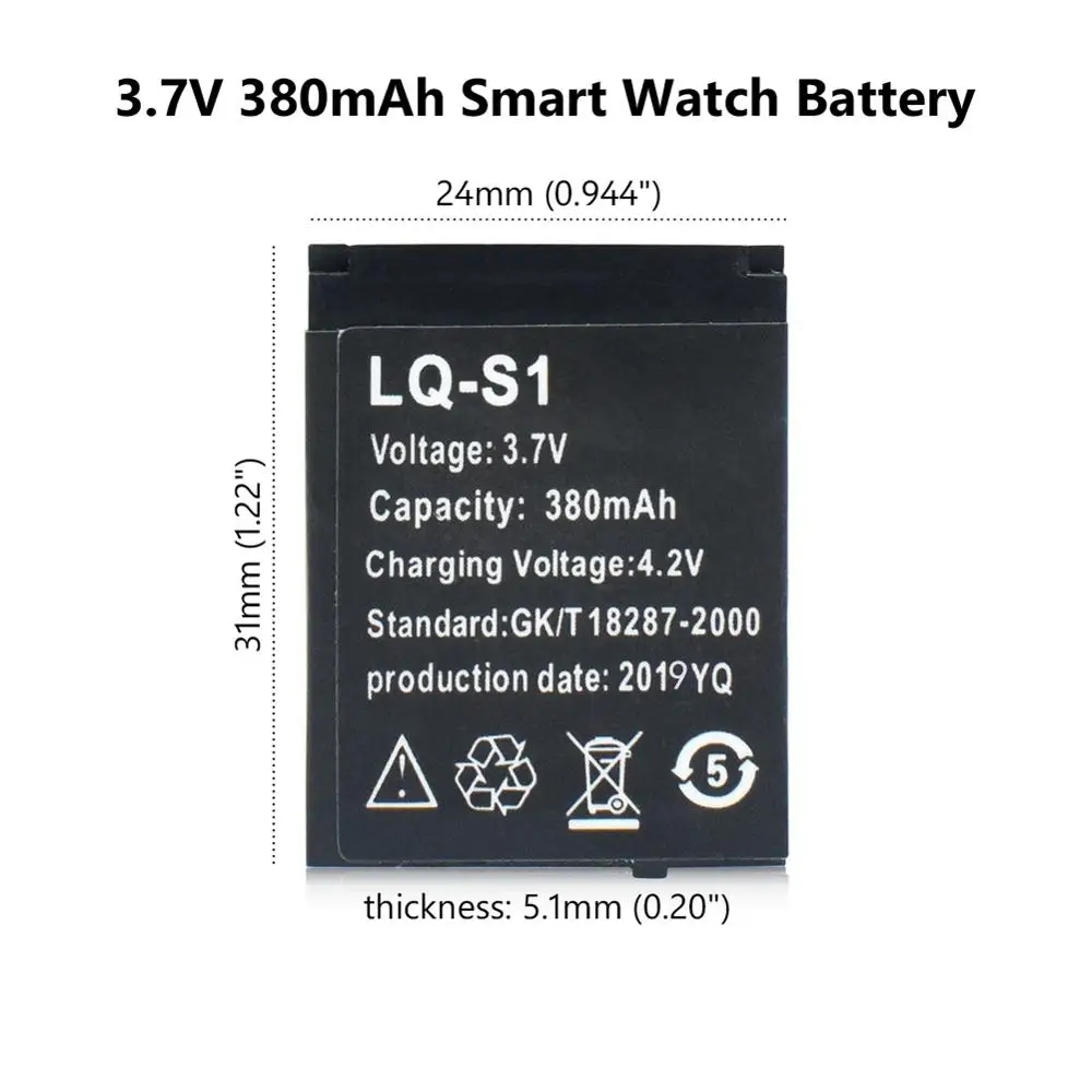 LQ-S1 3.7V 380mAh Smartwatch B – Watch V8 Bewertung und Preis