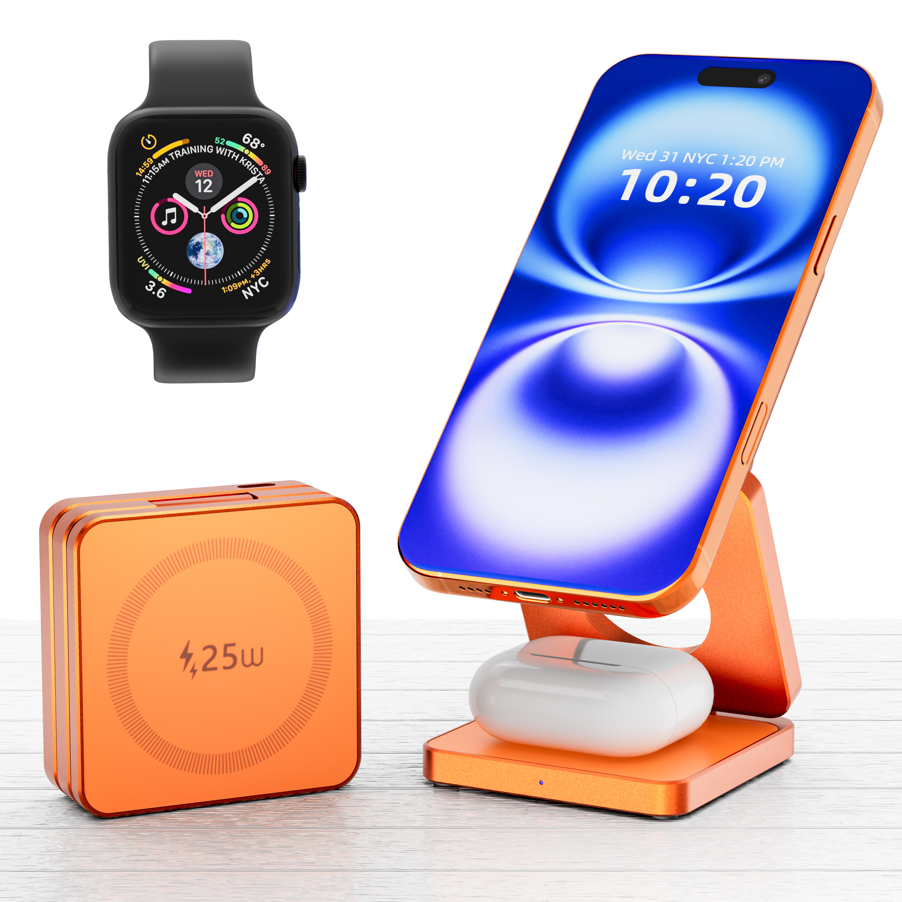 3 in 1 Qi2.2 25W Folding Wirel – Smartwatch Phone Watches Bewertung und Preis
