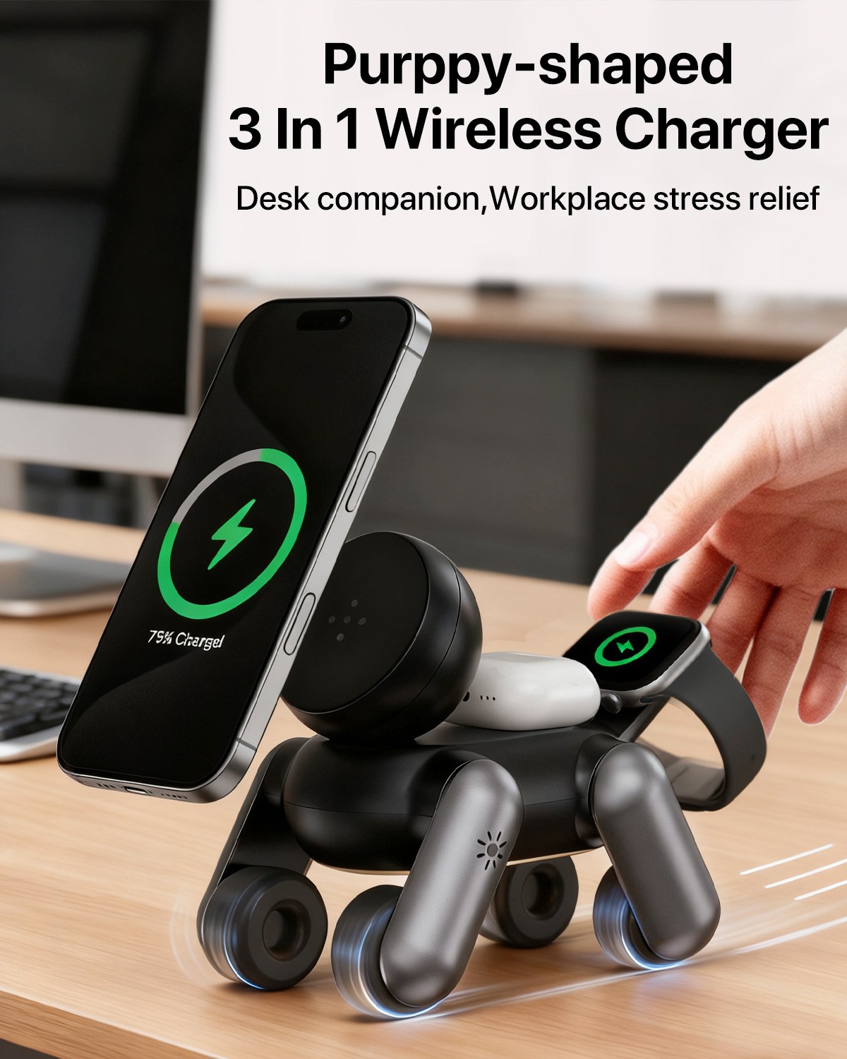 3-in-1 Magnetic Wireless Charg – Smartwatch Phone Watches Bewertung und Preis