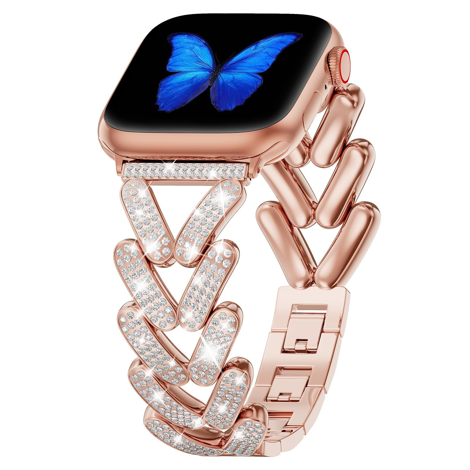 Bling Band for Apple Watch Str – Smartwatch Slim Watches For Men Bewertung und Preis