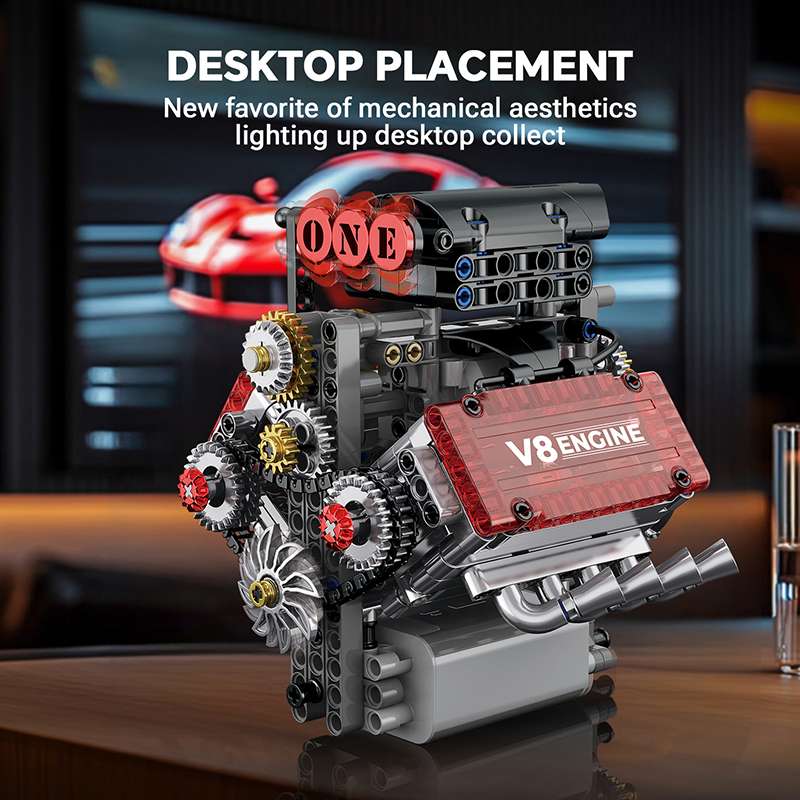 Brick V8 Engine Motorized Simu – Watch V8 Bewertung und Preis