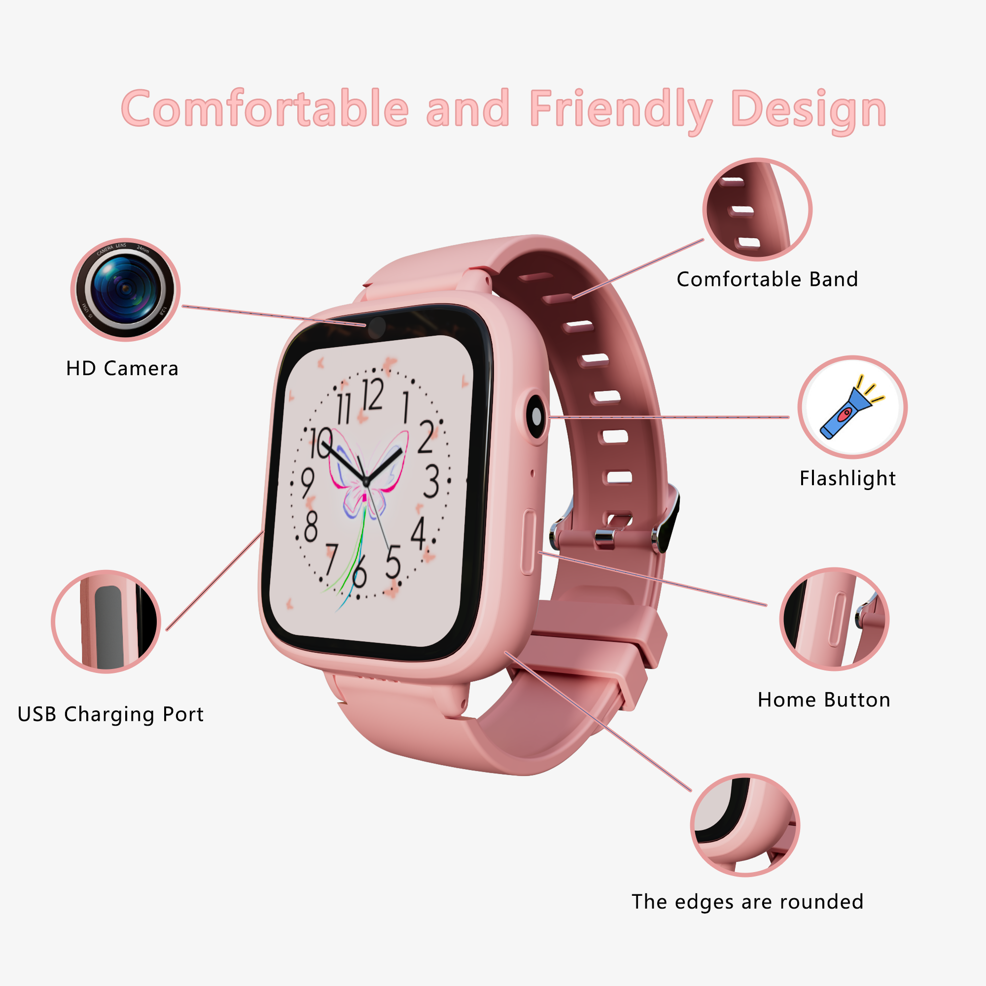 Children Watch Birthday Gifts  – Smartwatch Digital Watches For Kid Girl Bewertung und Preis