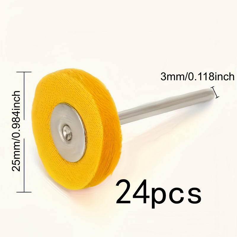 24Pcs 3mm Yellow Polishing Clo – Watch Polishing Cloth Bewertung und Preis