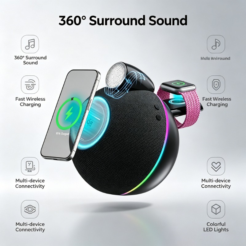 360° Stereo Sound Portable Wir – Smartwatch Phone Watches Bewertung und Preis