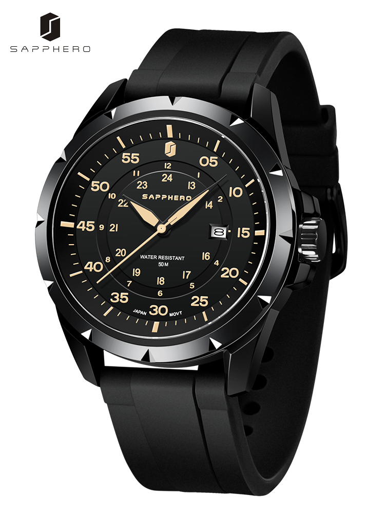 SAPPHERO Men Watch Luxury Quar – Solar Powered Watch Bewertung und Preis