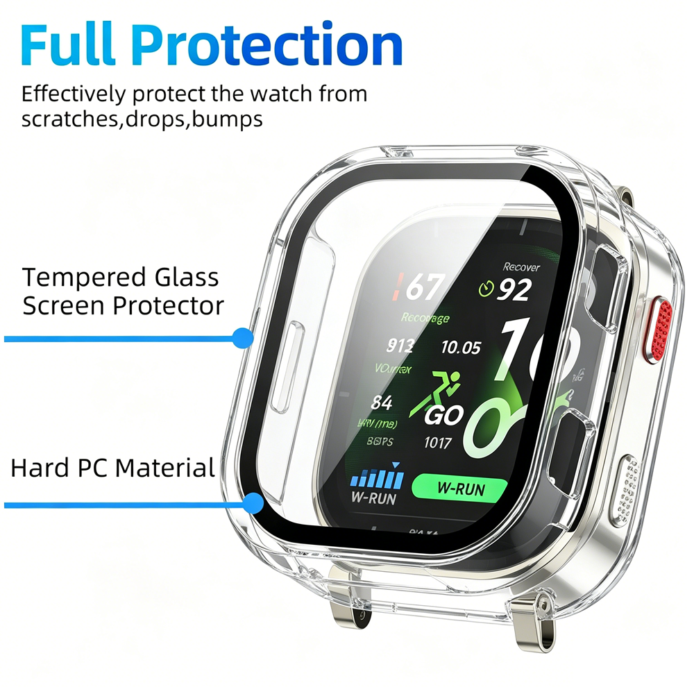 PC Case +HD Glass for Amazfit  – Smartwatch Watches Amazfit Bewertung und Preis