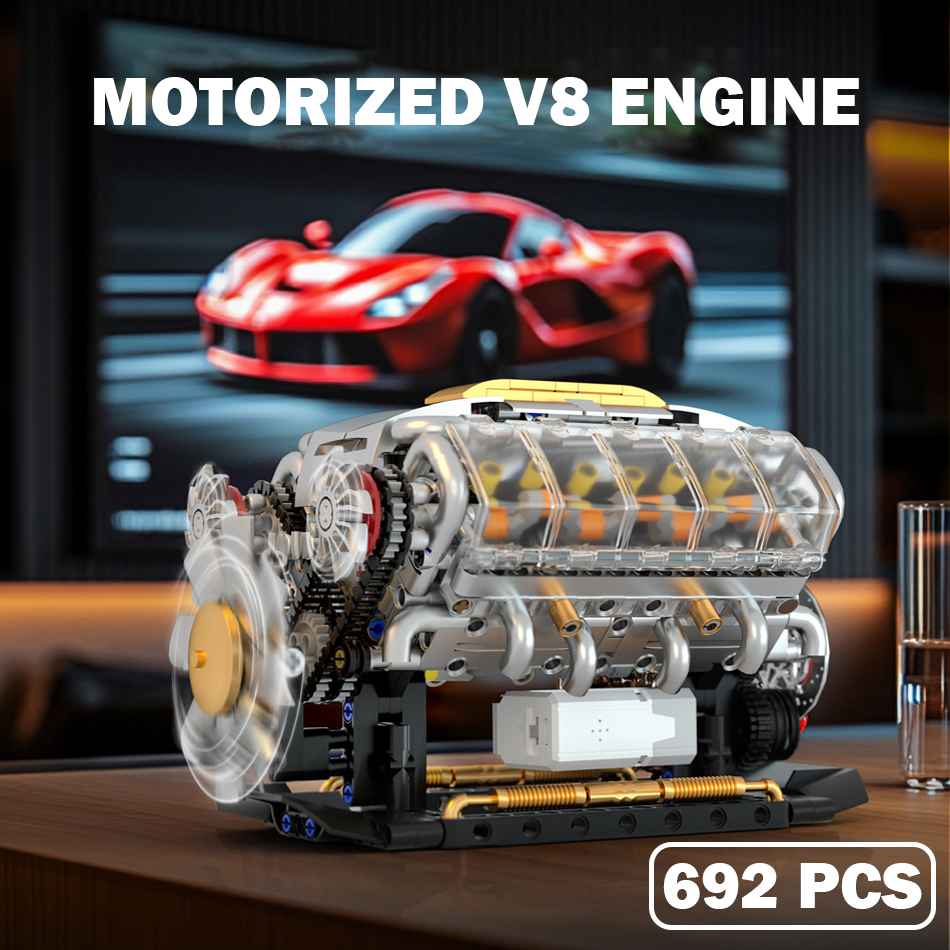 692 PCS MOC Technical Motorize – Watch V8 Bewertung und Preis