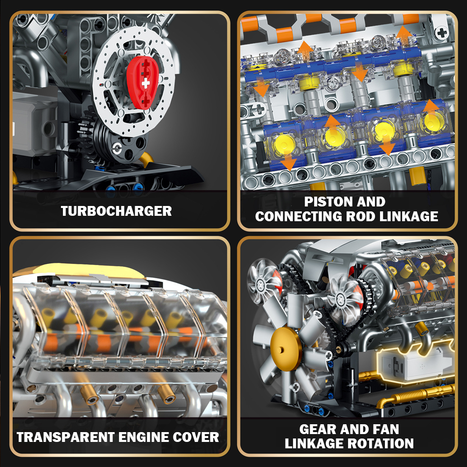 692 PCS MOC Technical Motorize – Watch V8 Bewertung und Preis