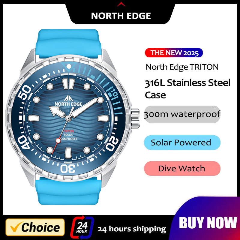 NORTH EDGE 2025 New TRITON Sol – Solar Powered Watch Bewertung und Preis
