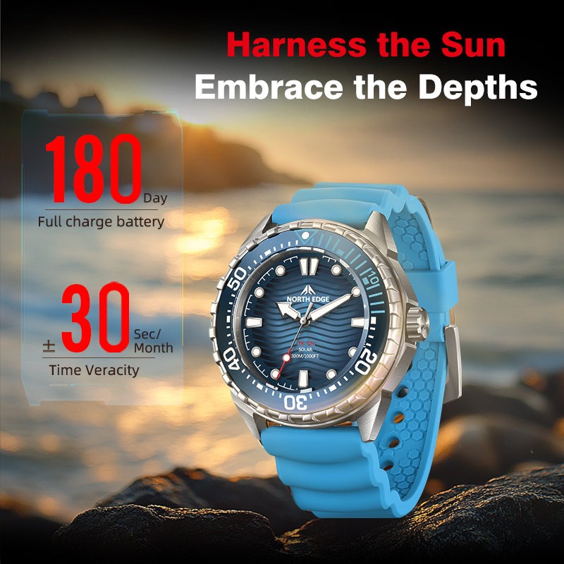 NORTH EDGE 2025 New TRITON Sol – Solar Powered Watch Bewertung und Preis
