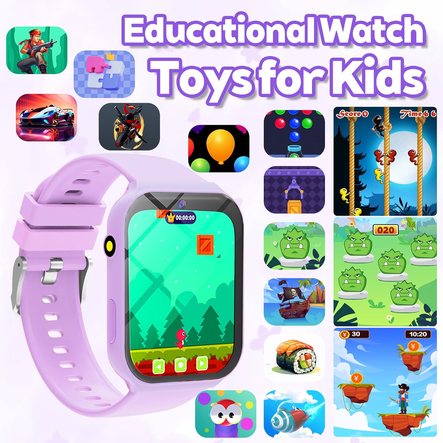 Kids Smart Watch with 18 Games – Smartwatch Digital Watches For Kid Girl Bewertung und Preis