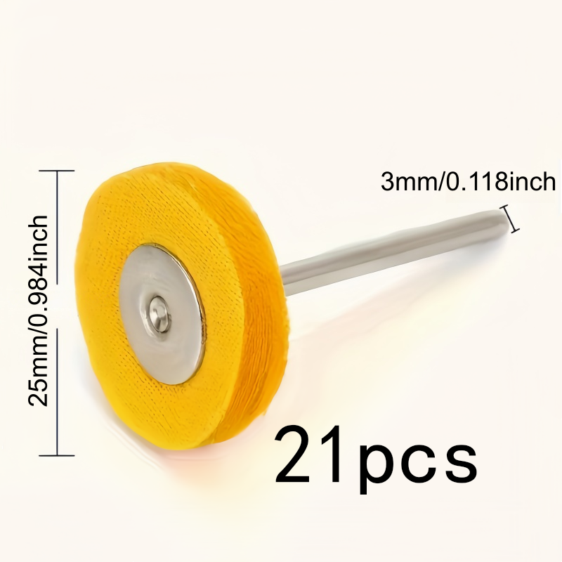 21Pcs 3mm Yellow Polishing Clo – Watch Polishing Cloth Bewertung und Preis