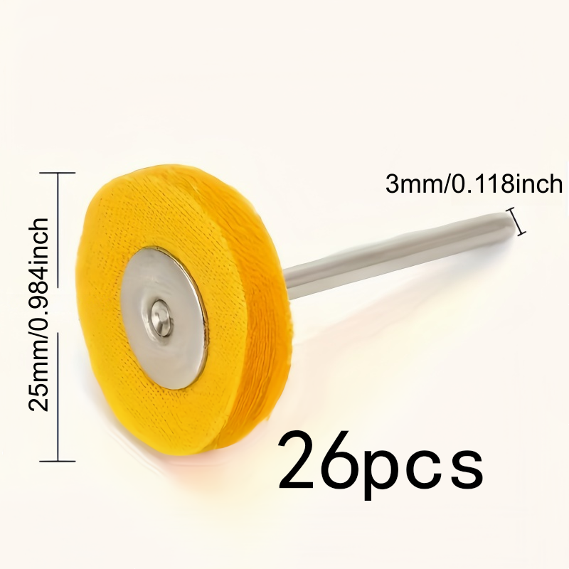 26Pcs 3mm Yellow Polishing Clo – Watch Polishing Cloth Bewertung und Preis