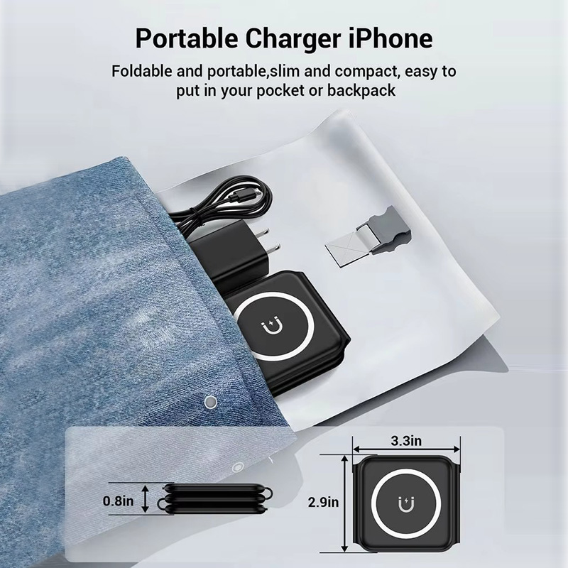 3-in-1 Magnetic Folding Wirele – Smartwatch Phone Watches Bewertung und Preis