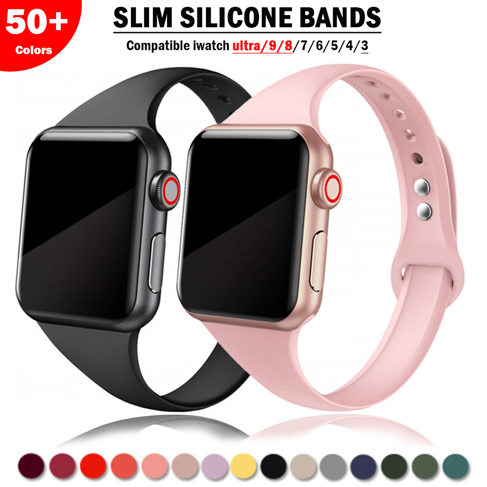 Slim Silicone strap for Apple  – Smartwatch Slim Watches For Men Bewertung und Preis