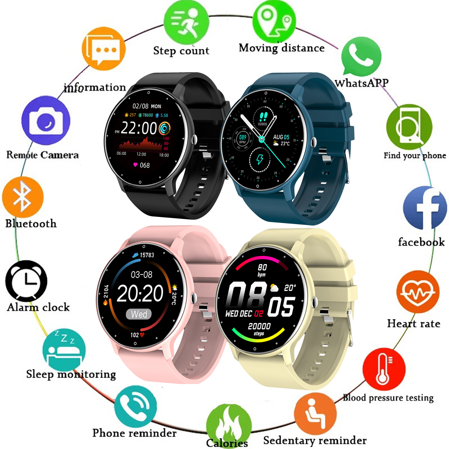 Slim Smart Watch Women Men Ful – Smartwatch Slim Watches For Men Bewertung und Preis