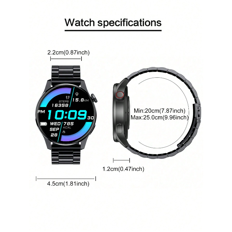 Unisex Multifunctional Round T – Watch 7 Smartwatch Iphone Bewertung und Preis