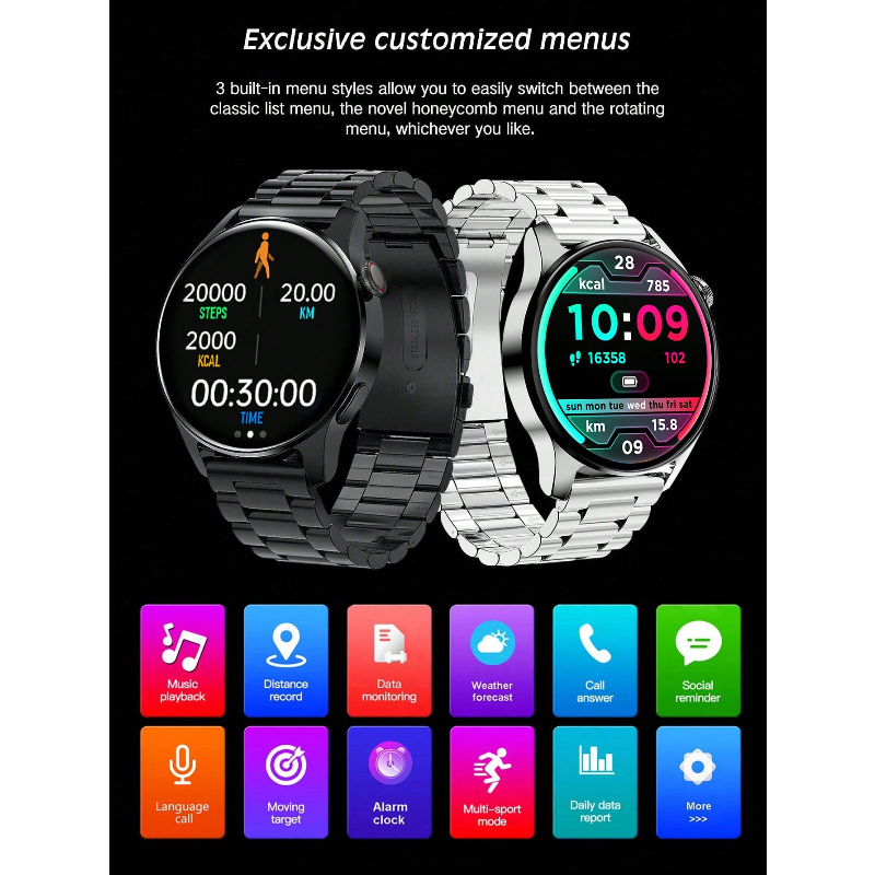 Unisex Multifunctional Round T – Watch 7 Smartwatch Iphone Bewertung und Preis