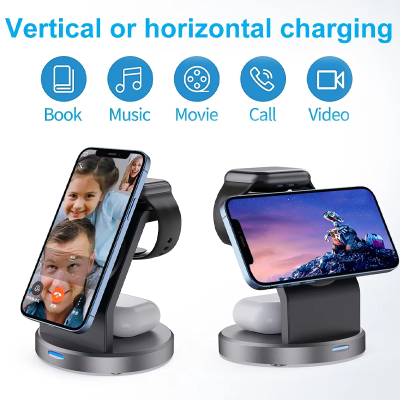 3 In 1 Wireless Charger Stand  – Smartwatch Phone Watches Bewertung und Preis