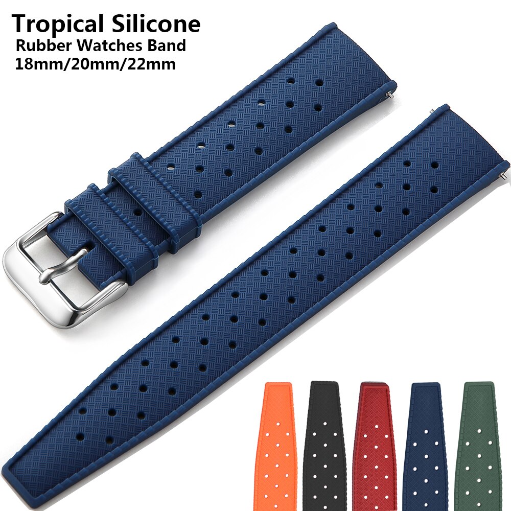 New Tropical Rubber Strap for  – Seiko Watches Smartwatch Bewertung und Preis