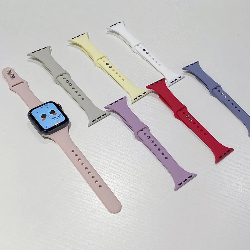 Slim Silicone strap for Apple  – Smartwatch Slim Watches For Men Bewertung und Preis