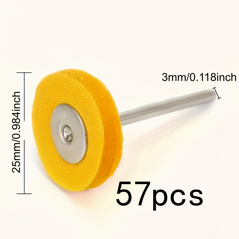57Pcs 3mm Yellow Polishing Clo – Watch Polishing Cloth Bewertung und Preis