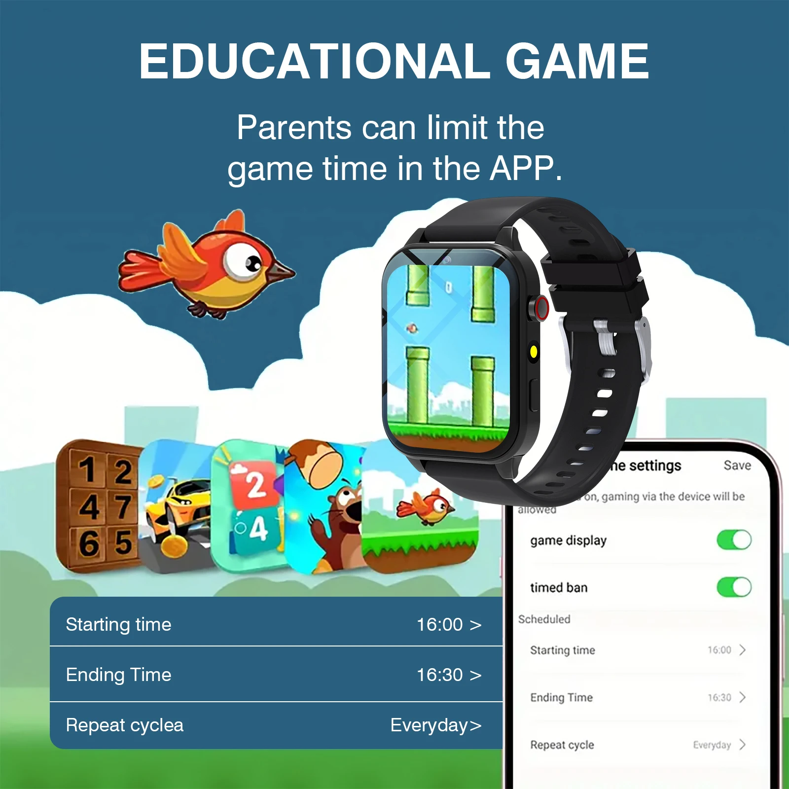 Kids′s Smart Watch 18 Games Ca – Smartwatch Digital Watches For Kid Girl Bewertung und Preis