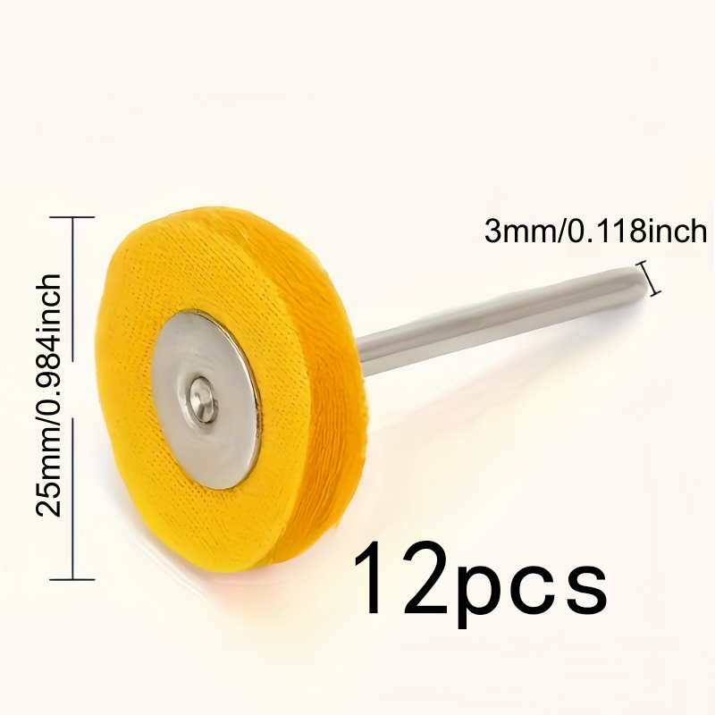 12Pcs 3mm Yellow Polishing Clo – Watch Polishing Cloth Bewertung und Preis