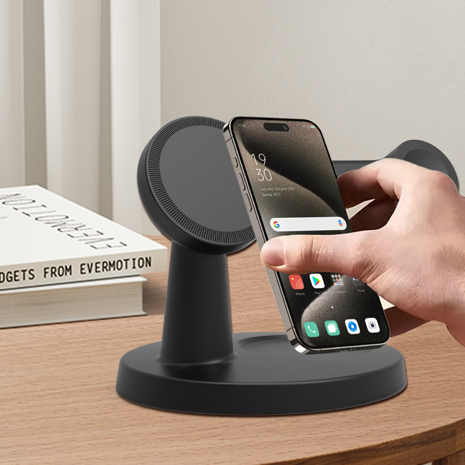 New 3-in-1 magnetic wireless c – Smartwatch Phone Watches Bewertung und Preis