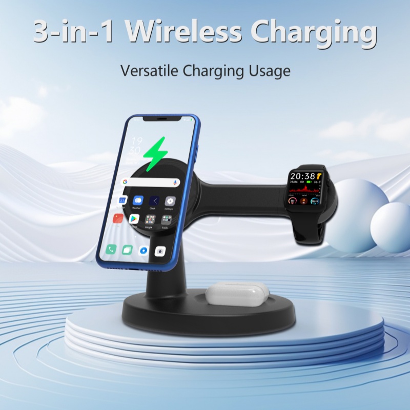 New 3-in-1 magnetic wireless c – Smartwatch Phone Watches Bewertung und Preis