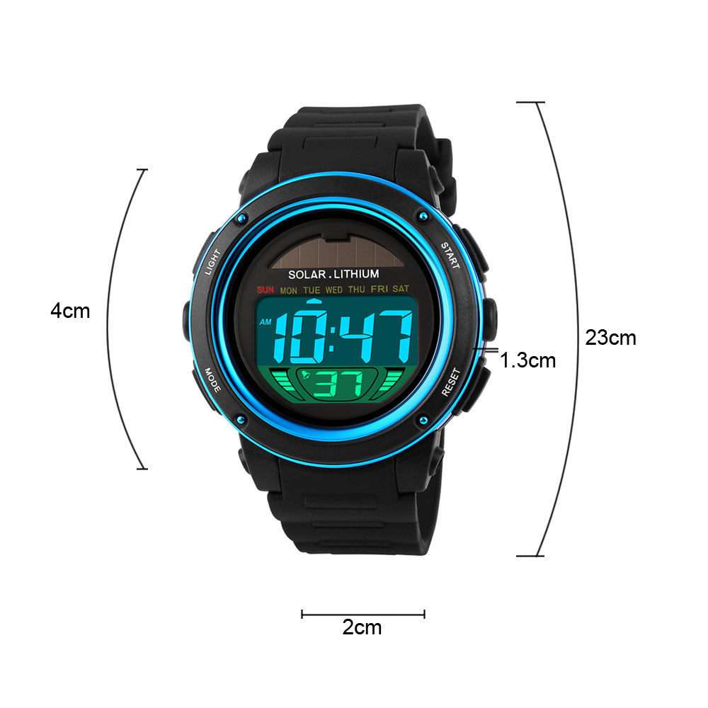 Solar Powered Digital Men Wome – Solar Powered Watch Bewertung und Preis