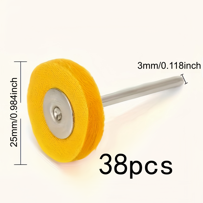38Pcs 3mm Yellow Polishing Clo – Watch Polishing Cloth Bewertung und Preis